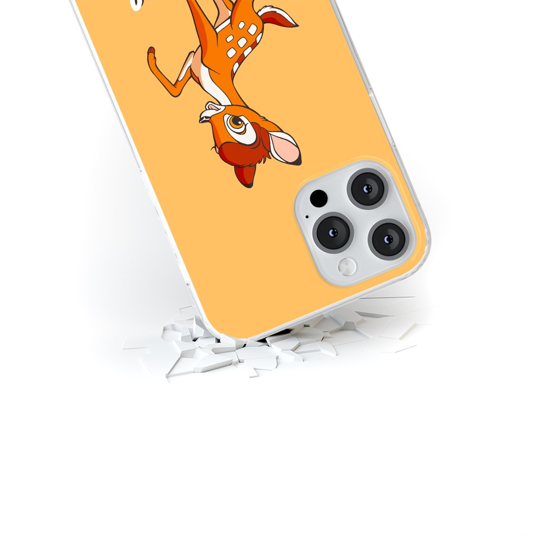 Husa de Protectie Silicon Disney Bambi Portocaliu Iphone 13 Pro Originala - 3 | YEO